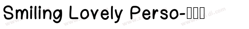 Smiling Lovely Perso字体转换